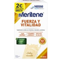 Batido Meritene Fuerza y Vitalidad Vainilla 2€ Dto 15 sobres - Meritene