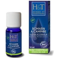 Aceite esencial de romero alcanfor Bio 10 ml de aceite esencial (Romero) - Herbes & Traditions