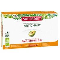 Alcachofa ecológica 20 ampollas de 15ml - Superdiet