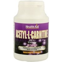 Acetyl L Carnitine 30 comprimidos de 550mg - Health Aid | Natural Doctor