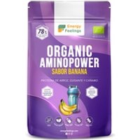 Organic Aminopower Eco 78% de Proteínas XL Pack 500 g (Plátano) - Energy Feelings | Natural Doctor