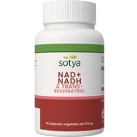 NAD + NADH y Trans-resveratrol energía celular 60 cápsulas vegetales de 570mg - Sotya