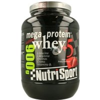Mega Protein 5 Whey Fresa 900 g - Nutrisport