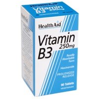 3 x Vitamina B3 (Niacinamida) 90 comprimidos - Health Aid | Natural Doctor
