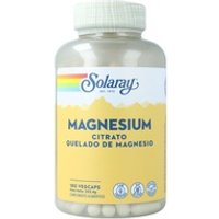 Magnesium Citrato 180 caps vegetales Solaray | Natural Doctor