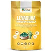 Levadura nutricional con chlorella y espirulina 250 g de polvo - Energy Feelings