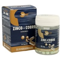 3 x Zinc-Cobre oligogranulos 50 cápsulas - Waydiet | Natural Doctor