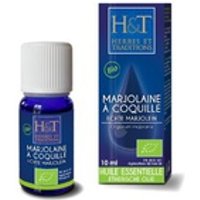 Aceite esencial de mejorana con cáscara (Origanum majorana) Orgánica 10 ml de aceite esencial - Herbes & Traditions