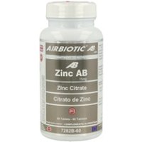 Zinc AB (como citrato) 60 comprimidos de 15mg - Airbiotic