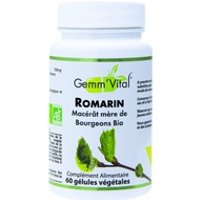 Brote de Romero Bio - Gemoterapia 60 cápsulas vegetales - Vitall +