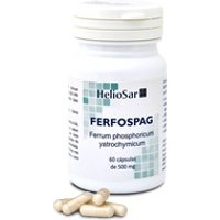 Ferfospag hierro fosfórico 60 cápsulas de 500mg - Heliosar
