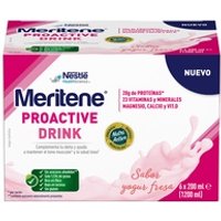 10 x Fuerza y vitalidad bebida proactive 6 unidades de 200ml (Fresa) - Meritene | Natural Doctor