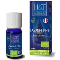 Aceite Esencial de Lavanda Fina (Lavandula angustifolia) Orgánico 10 ml de aceite esencial - Herbes & Traditions