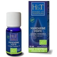 Aceite esencial de mandarina verde (Citrus reticulata) orgánico 10 ml de aceite esencial (Mandarina) - Herbes & Traditions