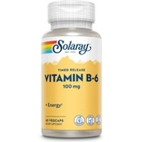 Vitamin B-6 60 cápsulas vegetales de 100 mg Solaray