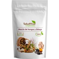 Mezcla de hongos y shilajit 125 g de polvo - Salud Viva