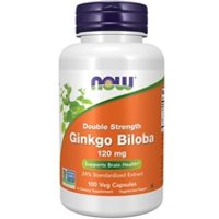 Ginkgo Biloba doble concentración 100 cápsulas vegetales - NOW Foods