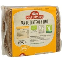 3 x Pan De Centeno Y Lino 500 g - Natursoy | Natural Doctor