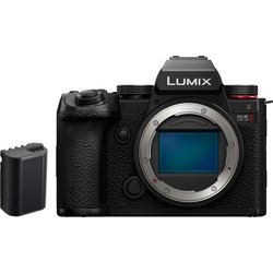 DC-S5M2E - Fotocamera Mirrorless Full Frame, Senza Obiettivo, Con Batteria Di Ricambio DMW-BLK22, Sensore Cmos Da 24,2 Mp, Video 4K, 60P/50P 4:2:0 A 10 Bit, 30P/25P 4:2:2 A 10 Bit, Nero DC-S5M2E - Fotocamera Mirrorless Full Frame, Senza Obiettivo, Con Batteria Di Ricambio DMW-BLK22, Sensore Cmos Da 24,2 Mp, Video 4K, 60P/50P 4:2:0 A 10 Bit, 30P/25P 4:2:2 A 10 Bit, Nero
