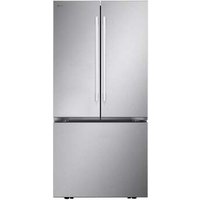 25 cu.ft. 3 Door French, 33 Wide, Dual Handle, Standard Depth Max: Printproof Stainless Steel