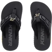 Chinelo Kenner Kivah Original Tecido Preto
