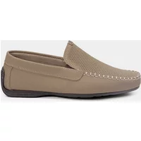 Mocassim Masculino Pegada Confort Couro Bege