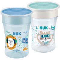 NUK Magic Cup 2er Pack blau/türkis