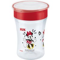 NUK Disney Mickey Mouse Magic Cup 230ml mit Deckel rot/weiß
