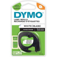 DYMO LetraTag Schriftband Papier Weiß