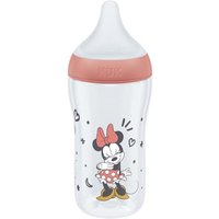 NUK Disney Mickey Mouse Perfect Match Babyflasche 260ml mit Trinksauger rot