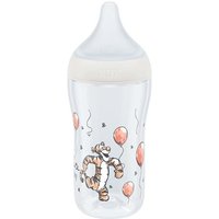 NUK Disney Winnie Puuh Perfect Match Babyflasche 260ml mit Trinksauger beige