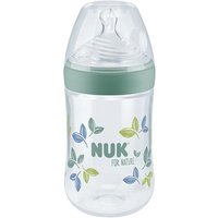 NUK for Nature Babyflasche mit Temperature Control grün 260ml