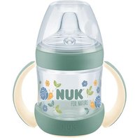 NUK for Nature Trinklernflasche 150ml mit Temperature Control grün