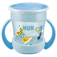 NUK Mini Magic Cup 160ml mit Trinkrand und Deckel blau/türkis