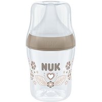 NUK Perfect Match Babyflasche mit weichem Silikon-Trinksauger 150ml beige