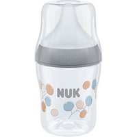 NUK Perfect Match Babyflasche mit weichem Silikon-Trinksauger 150ml blau