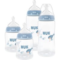 NUK First Choice Multi Pack 4er Flaschen-Set blau