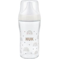 NUK Perfect Match Glasbabyflasche ab 3+ Monate 230ml
