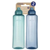 Sistema Swift Trinkflasche 480ml mit Trinkaufsatz 2er Pack