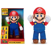 Imagen de Jakks Pacific - Figura interactiva Mario 38 cm con frases, sonidos y música del videojuego. Licencia Super Mario. Jakks Pacific.