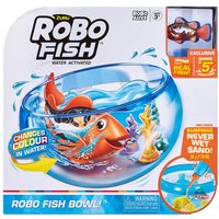 Imagen de Robo Alive - Pecera Robo Fish con pez.