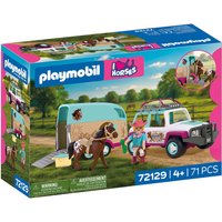 Imagen de Playmobil - Todoterreno con remolque para caballo Playmobil My Life.