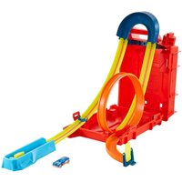 Imagen de Hot Wheels - Caja Lata de gasolina Set de pistas para coches de juguete Hot Wheels Track Builder.