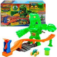 Imagen de Hot Wheels - Set con Mutant Rhinomite vehículo 1:64 y slime Hot Wheels Monster Trucks Mutant ChaosHot Wheels Mattel.