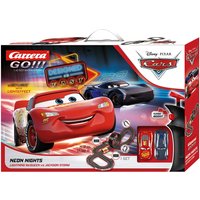 Imagen de Carrera - Circuito para vehículos de juguete Neon Nights Cars Disney·Pixar Carrera GO.