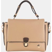 Volum - Bolso de mano estilo satchel confeccionado en pu grano tipo piel de ternera.