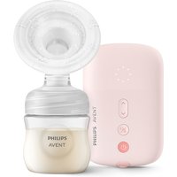 Philips Avent - Sacaleches Eléctrico Philips Avent, 8 ajustes de estimulación y 16 niveles de extracción, extractor de leche silencioso.