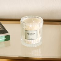 El Corte Inglés - Vela aromática en vaso Musk Natural Cristal Rayas.