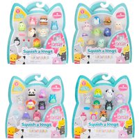 Imagen de Jazwares - Pack de 8 figuras Squish-a-long Jazwares modelos surtidos.