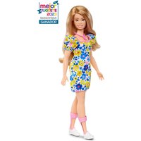Imagen de Barbie - Muñeca Barbie Fashionista Vestido flores Muñeca síndrome de Down.